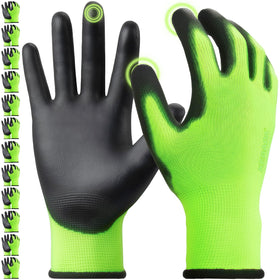 Kebada W1 gloves with PU coating offering reliable grip for outdoor work