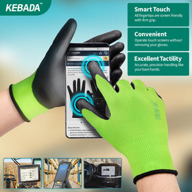 Kebada W1 touchscreen-compatible gloves help operate devices without removing them
