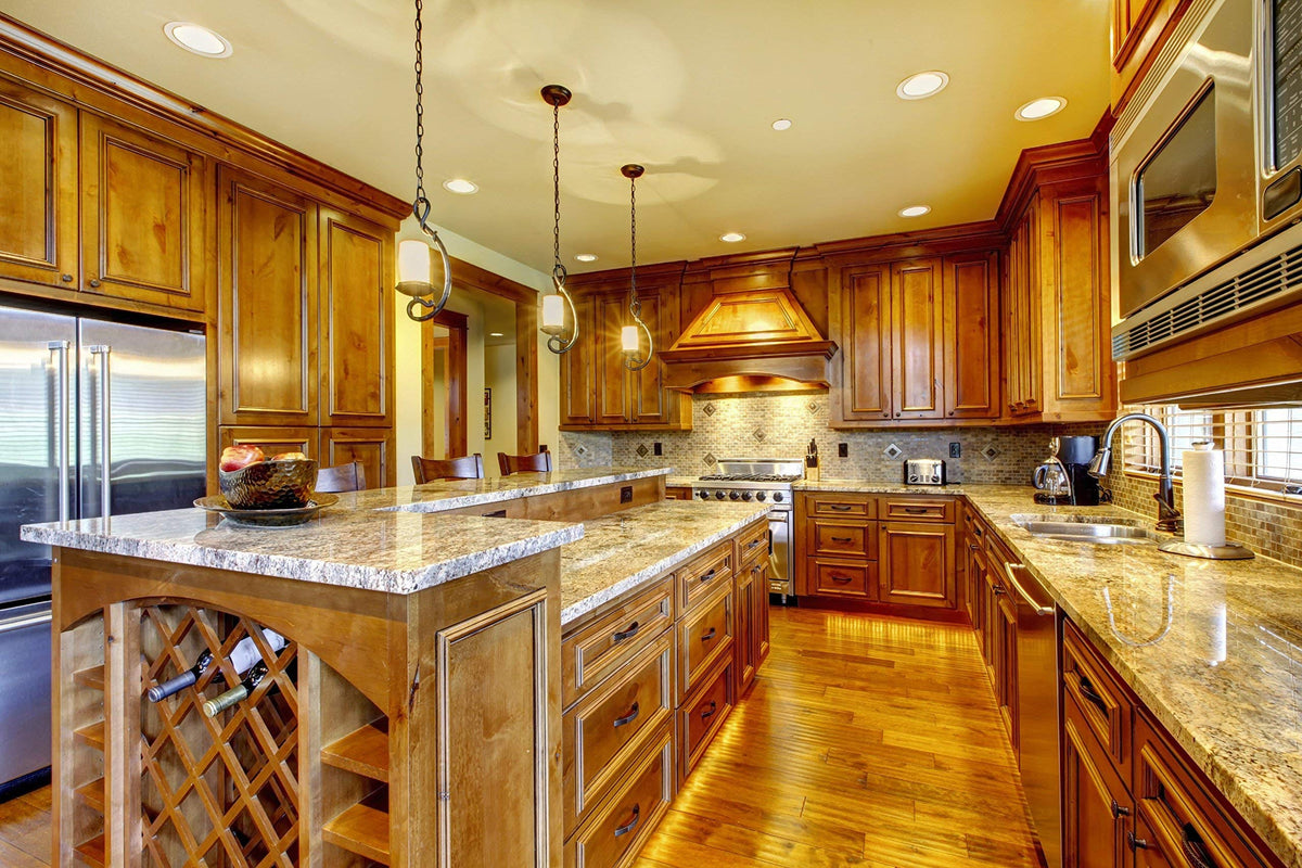 Keda Dye brown color option enhances natural grain with rich warmth.