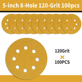 Keeimp 120-grit disc ideal for moderate stock removal on wood and metal.