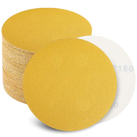 Keeimp 6-inch no-hole sanding disc for fast cutting on automotive surfaces.