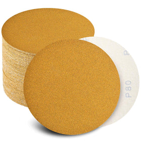 Keeimp 6-inch sanding disc close-up shows durable alumina for fast cutting on metal