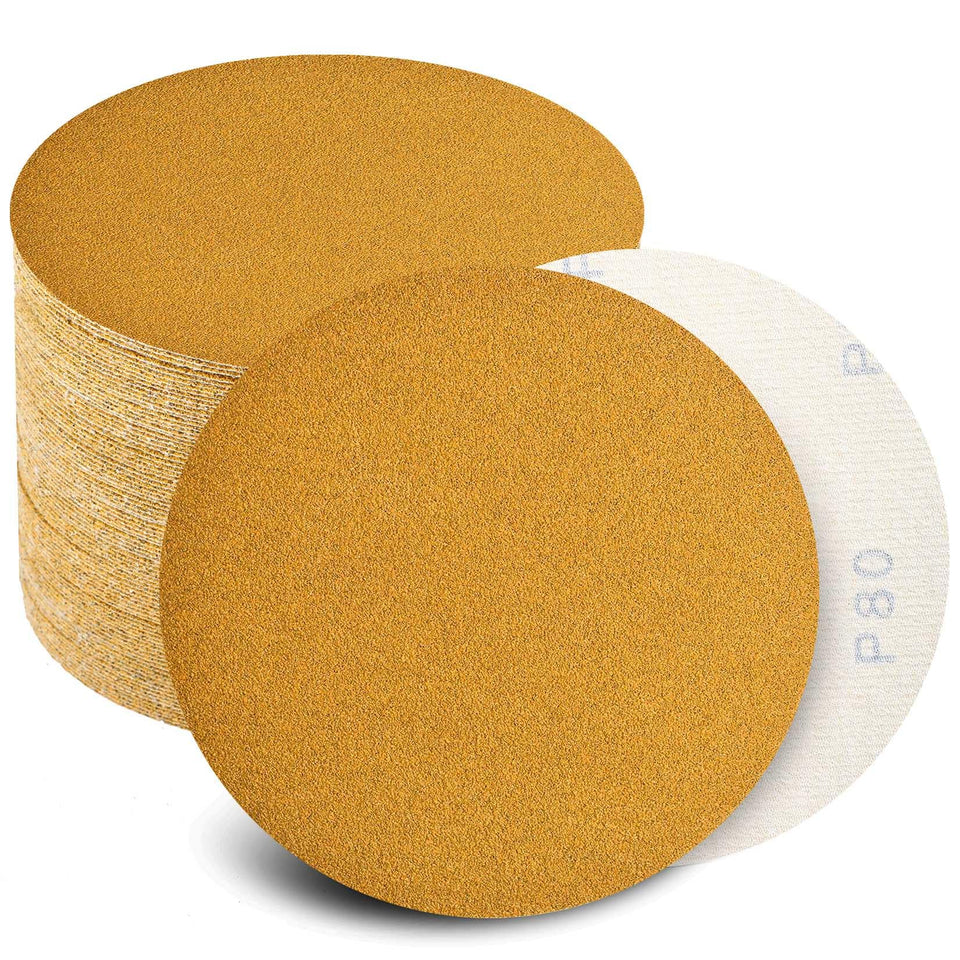 Keeimp 6-inch sanding disc close-up shows durable alumina for fast cutting on metal