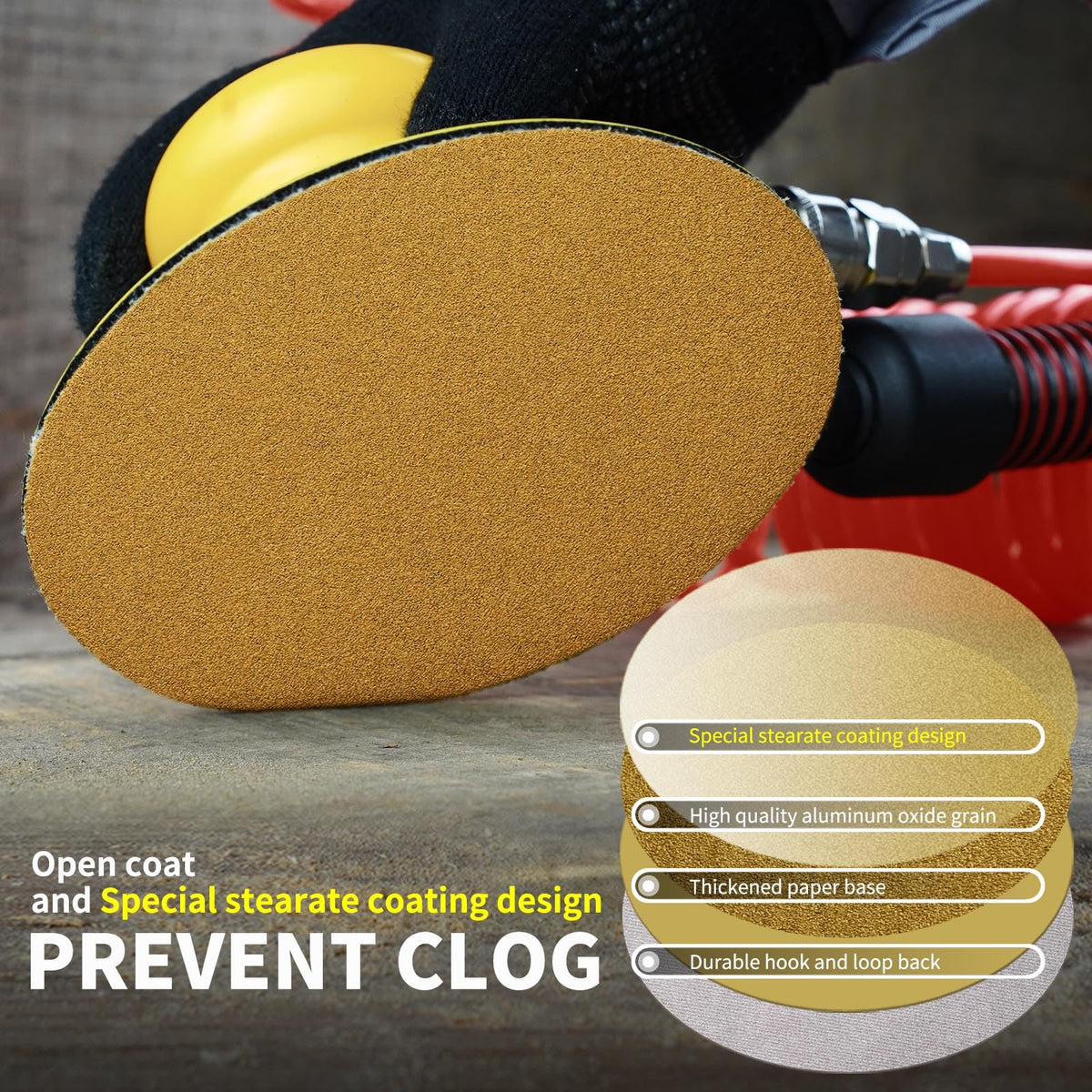 Keeimp 100-pack 80 grit discs offer ample supply for extended projects