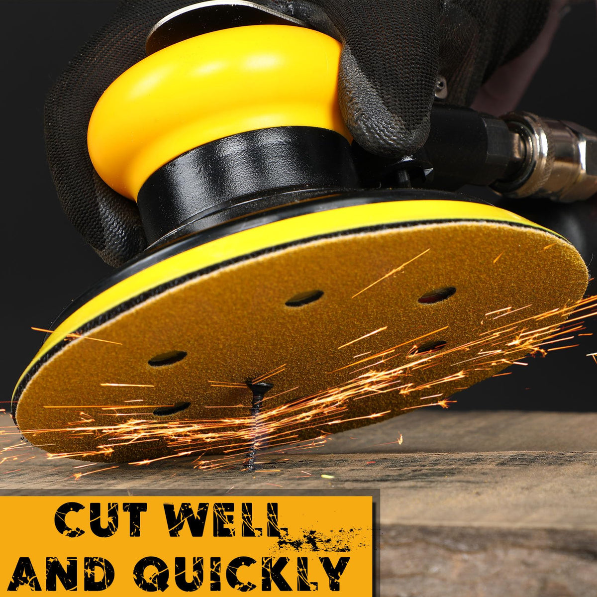 Keeimp 6-inch sanding disc 220-grit ideal for a fine finish.