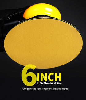 Keeimp six-inch disc surface close-up reveals sharp abrasive texture.