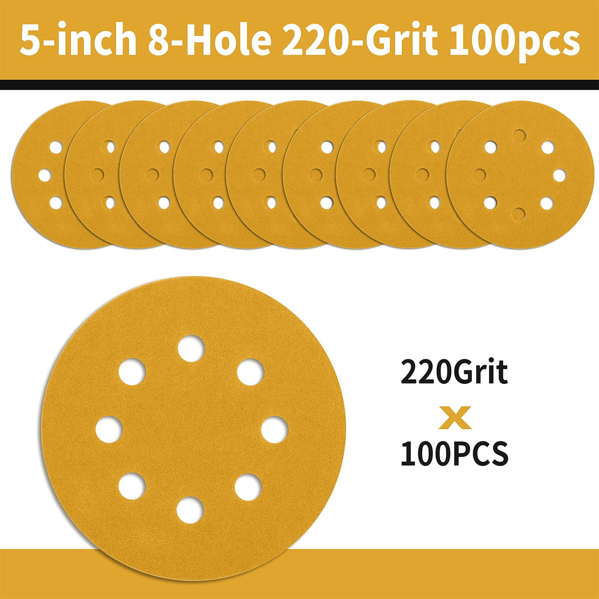 Keeimp sanding disc showing hook-and-loop backing for secure attachment