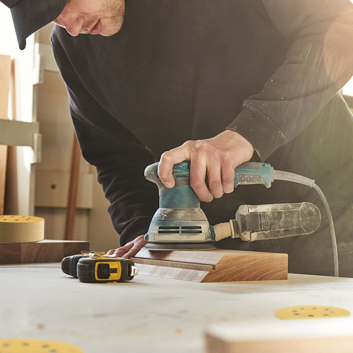 Keeimp disc suitable for woodworking and automotive refinishing projects