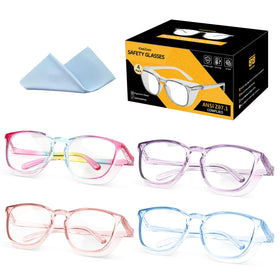 KeeiZoes safety glasses with anti-fog lenses for clear vision during long shifts.