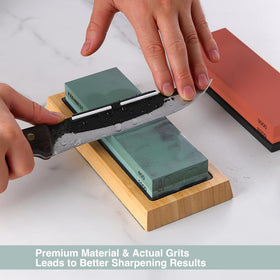 KEENBEST flattening stone keeps stones flat for consistent results.