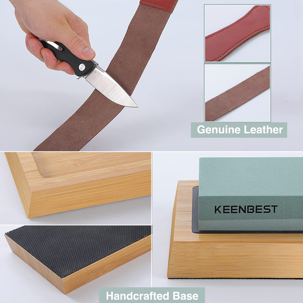 KEENBEST non-slip bases keep stones steady during use.
