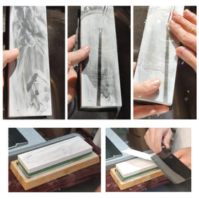 KEENBEST Whetstone guidebook provides step-by-step sharpening tips
