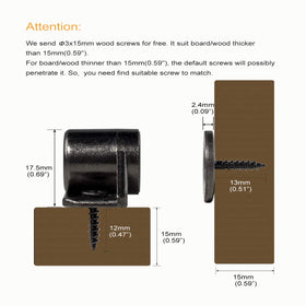 Keenkee neodymium magnet provides strong hold for frequently used cabinet doors.