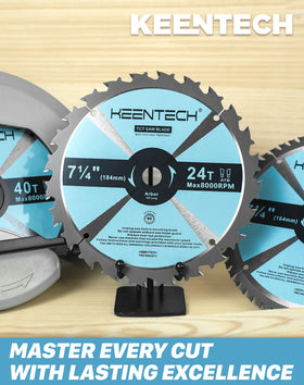 Keentech diamond knockout fits Skil Worm Drive circular saws.