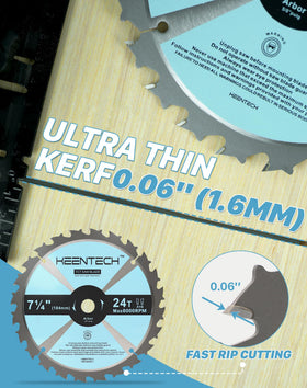 Keentech heat-treated plates maintain blade stability during use.