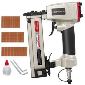 KEENTECH 23GA pin nailer angled for precise trim