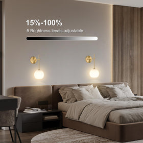 Keep Shinning bedroom wall sconce ambience for restful evenings