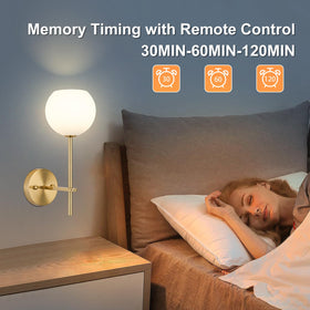 Keep Shinning gold wall sconce illuminated room creating inviting atmosphere