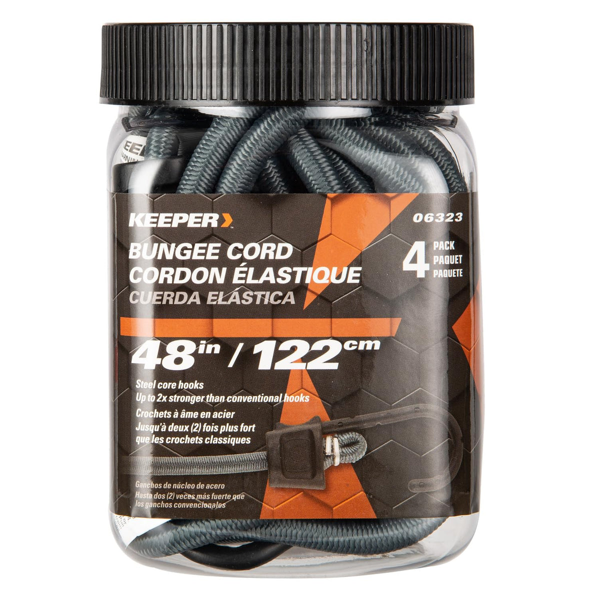 Keeper 48in SST bungee cord with UV resistance for outdoor use and reliable security.