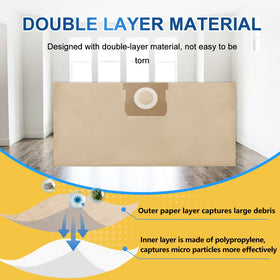 KEEPOW DXVA19-4101 bag compatible with Vacmaster 8–10 gallon vacuums