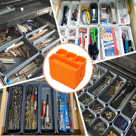KeFanta 42-pack large tray holds bigger items securely for easy reach.
