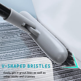 KeFanta grout brush versatile for showers, tubs, and window tracks