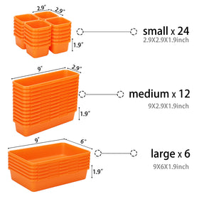 KeFanta interlocking design shown to customize drawer fit and layout.