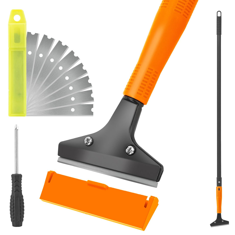 KeFanta Razor Blade Floor Scraper with 4 inch blade for fast surface clearing.
