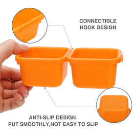 KeFanta orange rolling tool chest demonstrates compact, organized storage on wheels.