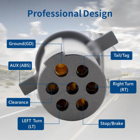 Kefly left-right hazard brake checks help diagnose common trailer issues.