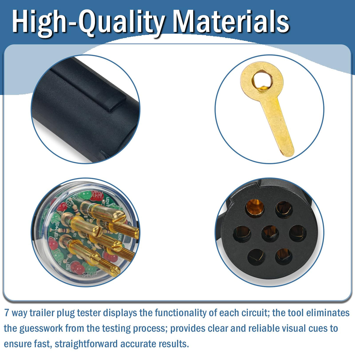 Kefly LED indicators provide clear circuit status with simple operation.