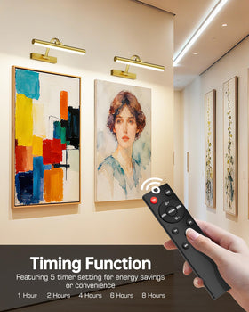 KEILAIMO picture light 3-color temperatures enhances mood and focus.