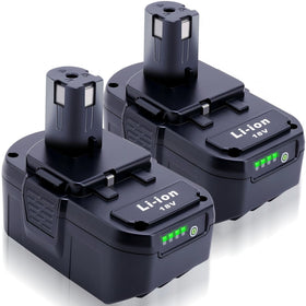 Kekepowtobat 2-pack 7000mAh Ryobi battery ready for P108 use and extended runtime