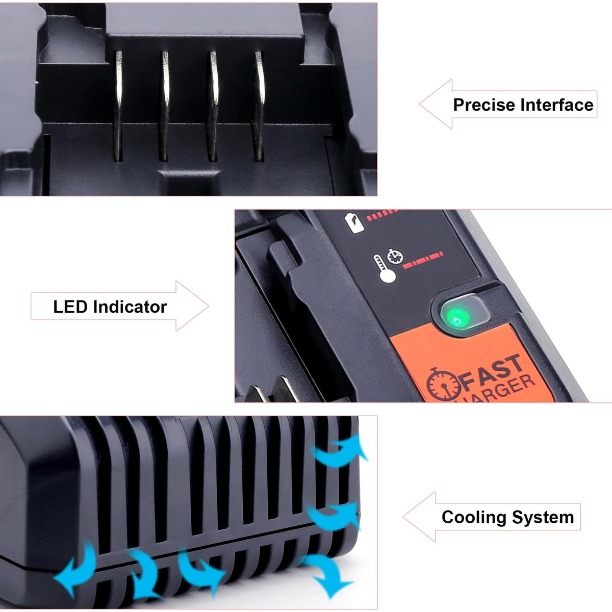 Kekepowtobat BDCAC202B compact design for easy storage