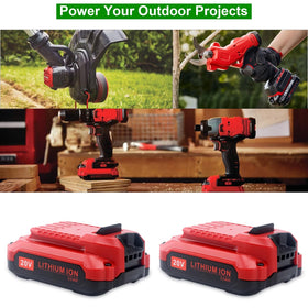 Kekepowtobat CMCB203 in use with drills and saws for extended runtime