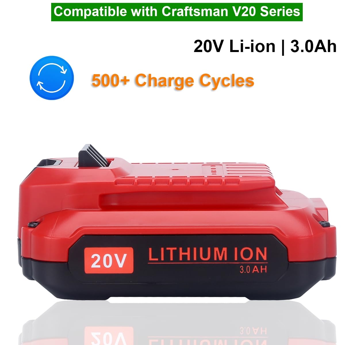 Kekepowtobat CMCB203 LED indicators displaying charge status