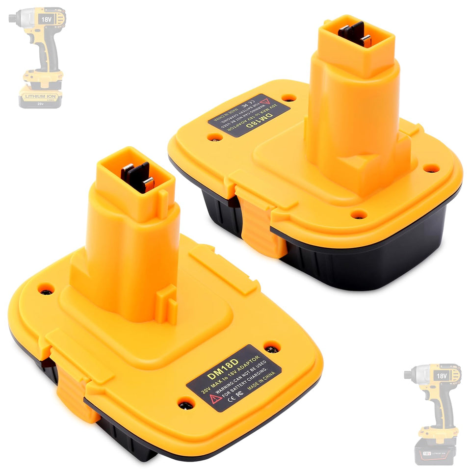 Kekepowtobat DM18D adapter bottom interface with DeWalt 18V compatibility