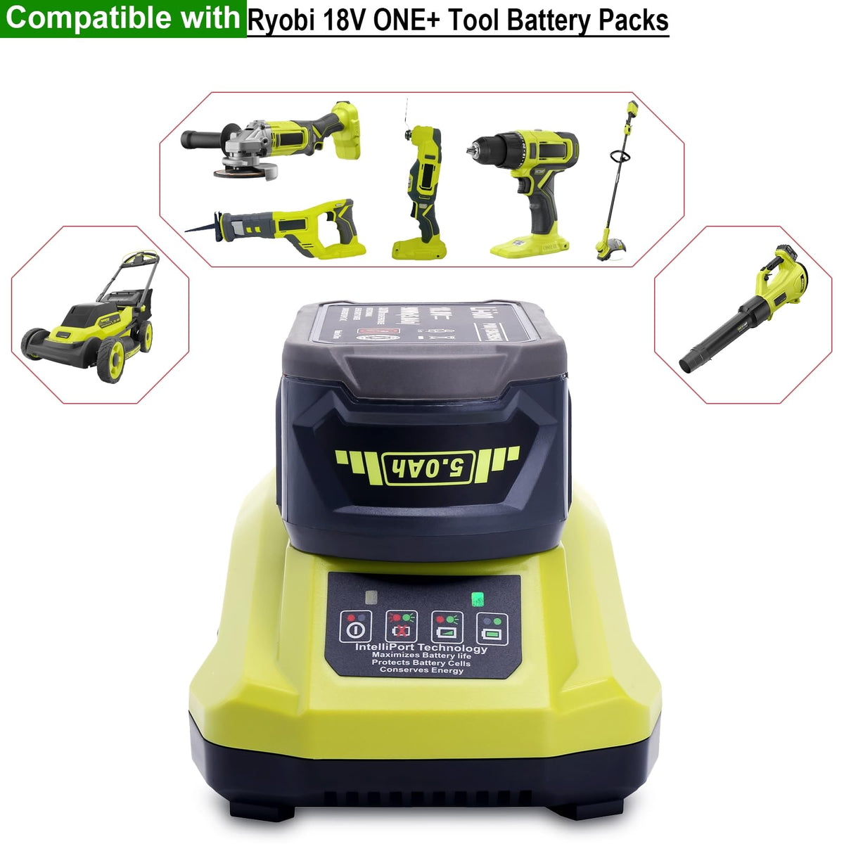 Dual-chemistry charging capability for Li‑Ion and NiMH/NiCd batteries