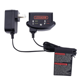 Kekepowtobat LCS1620B adapter input and charging setup.