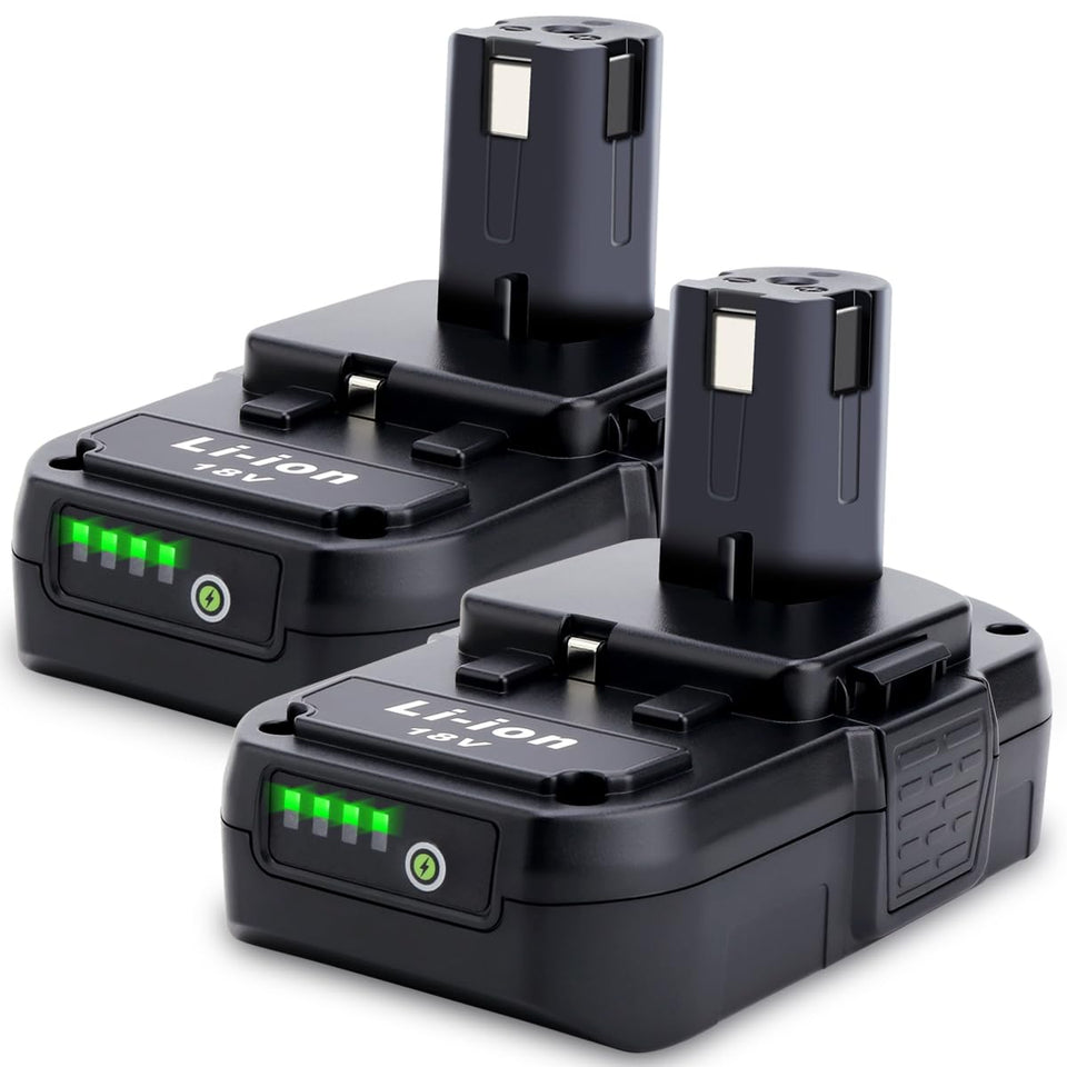 Kekepowtobat Ryobi P103 3.0Ah battery front view, reliable power for ONE+ tools