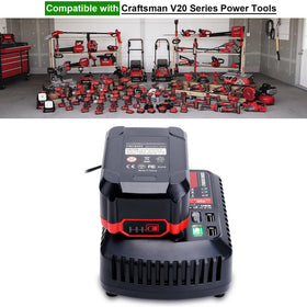 International voltage support on Kekepowtobat V20 charger for global use.