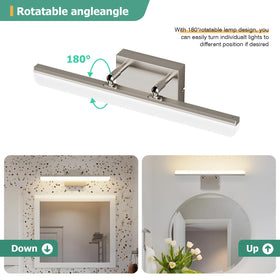 Keliden brushed nickel vanity light closeup finish emphasizes premium materials