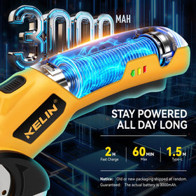 KELIN box cutter side view with ergonomic grip