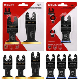 KELIN 6-piece blades kit in a hangable case for easy storage.
