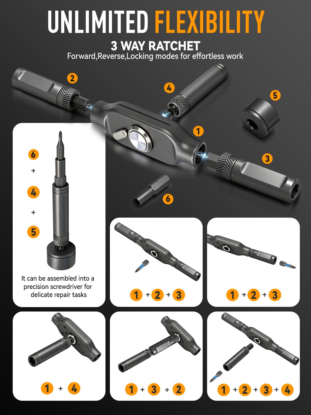 KELIN S2-steel bits resist wear for reliable electronics work.