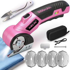 KELIN cordless electric scissors battery pack powering extended cutting sessions