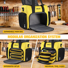 KELIN Tool Bag Box Organizer featuring front MOLLE webbing for extra gear.