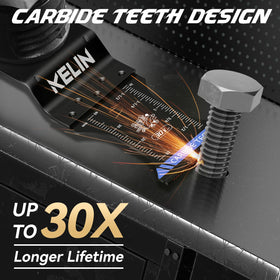 KELIN blades with universal adapters fit many oscillating tools.
