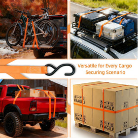 Ideal for motorcycles, luggage, and camping gear during transport.