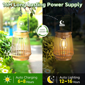 KELME dusk-to-dawn lantern automatically lights for safe nights